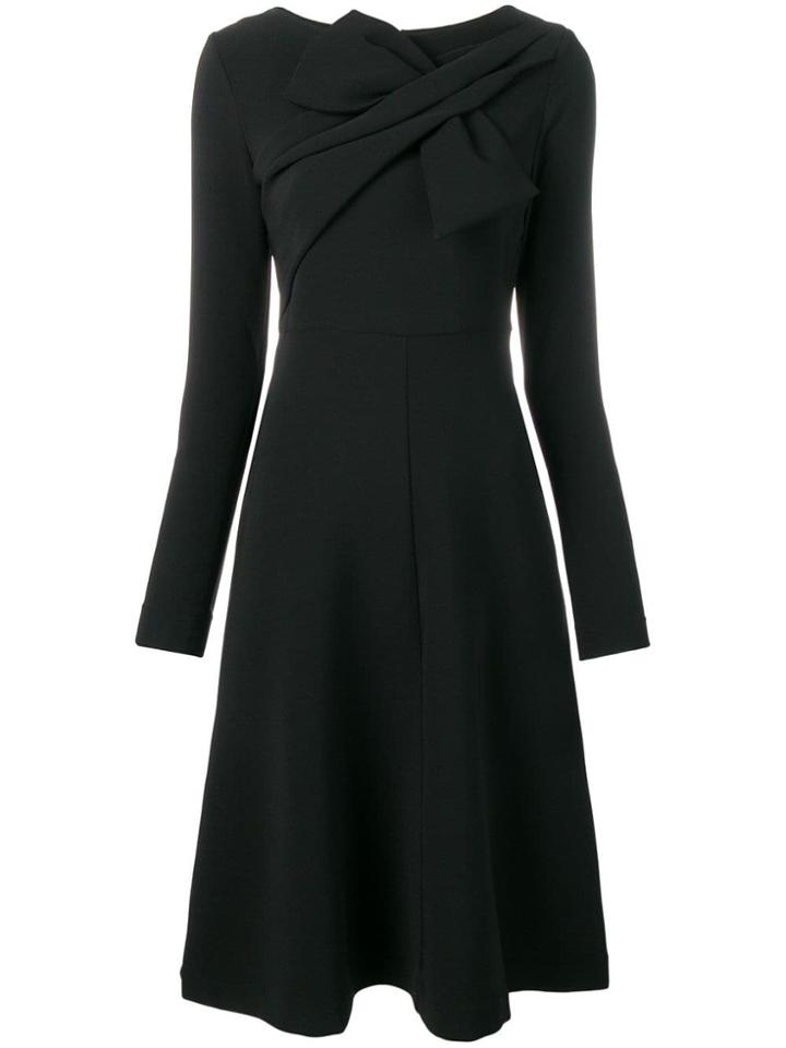 P.a.r.o.s.h. Knot-detail Midi Dress - Black