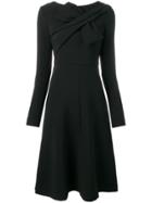 P.a.r.o.s.h. Knot-detail Midi Dress - Black