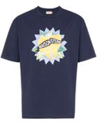 Maison Kitsuné Lemon Print T-shirt - Blue