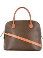 Céline Vintage Macadam Pattern 2way Bag - Brown