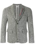 Thom Browne Engineered Lapel Striped Donegal Wool Classic Sport Coat -
