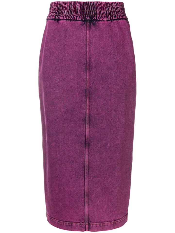 No21 Pencil Denim Skirt - Pink