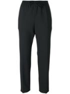 Joseph Drawstring Track Pants, Women's, Size: 44, Blue, Polyester/spandex/elastane/acetate/virgin Wool