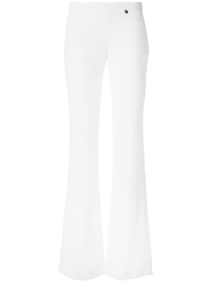 Versace Collection Wide Leg Trousers - White