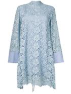 L'autre Chose Macramé Lace Dress - Blue