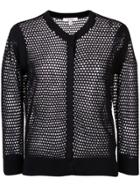 Dorothee Schumacher Knitted Mesh Cardigan - Black