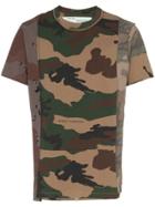 Off-white Reconstructed Short-sleeve Cotton T-shirt - Unavailable