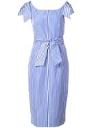Milly Striped Sheath Dress - Blue