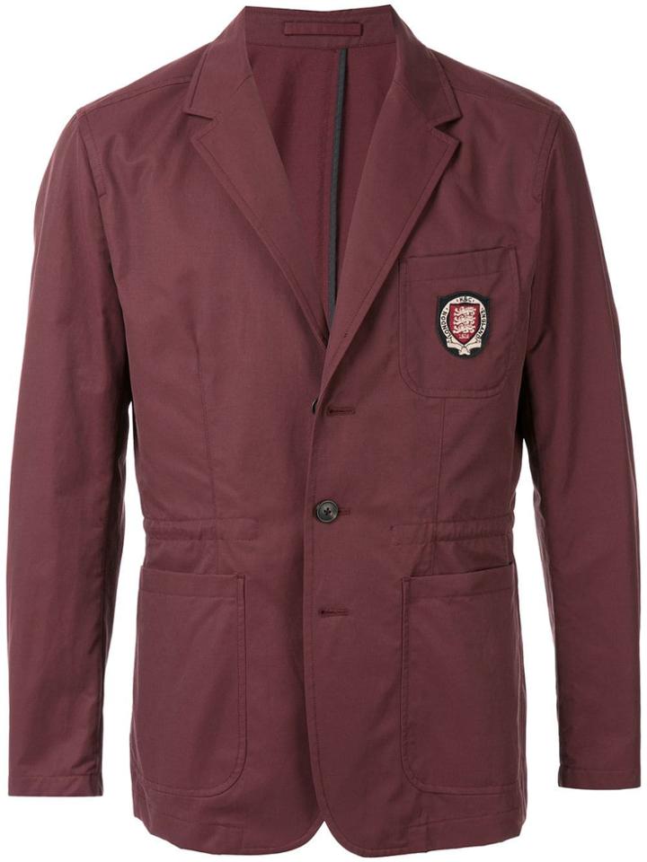Kent & Curwen Logo Embroidered Blazer