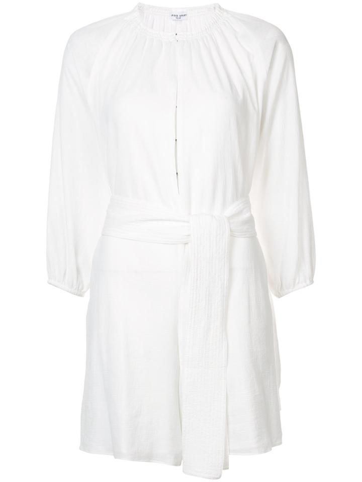Apiece Apart Belted Playsuit - White