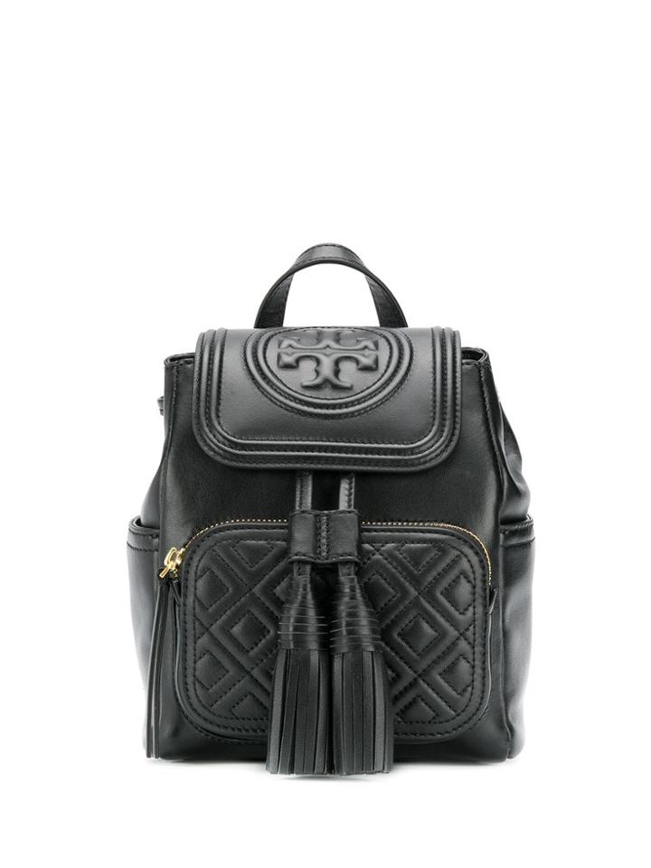 Tory Burch Quilted Backpack - Black
