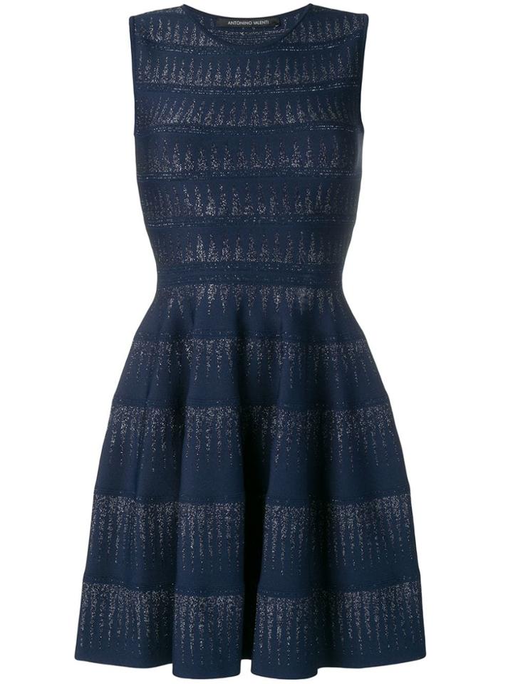 Antonino Valenti Short Flared Dress - Blue