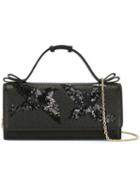 Red Valentino Sequined Bird Clutch