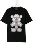 Neil Barrett Kids Teen Teddy Bear Print T-shirt - Black