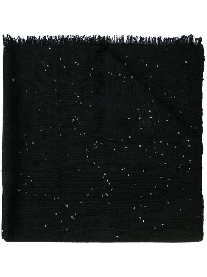 Brunello Cucinelli Cashmere Scarf - Black