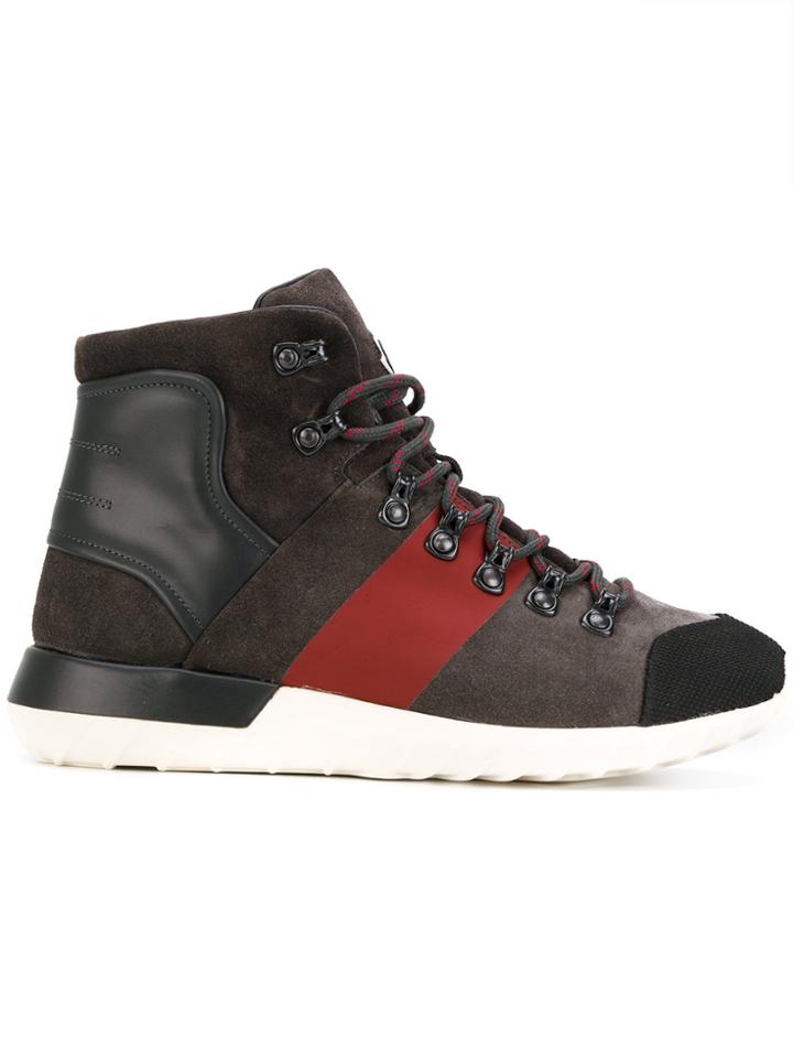 Moncler Brice Hi-top Sneakers - Brown