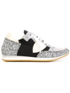 Philippe Model Panelled Glitter Sneakers