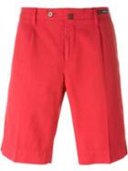 Pt01 Bermuda Shorts, Men's, Size: 58, Red, Cotton/linen/flax