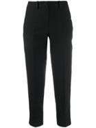 Love Moschino Slim Cropped Trousers - Black