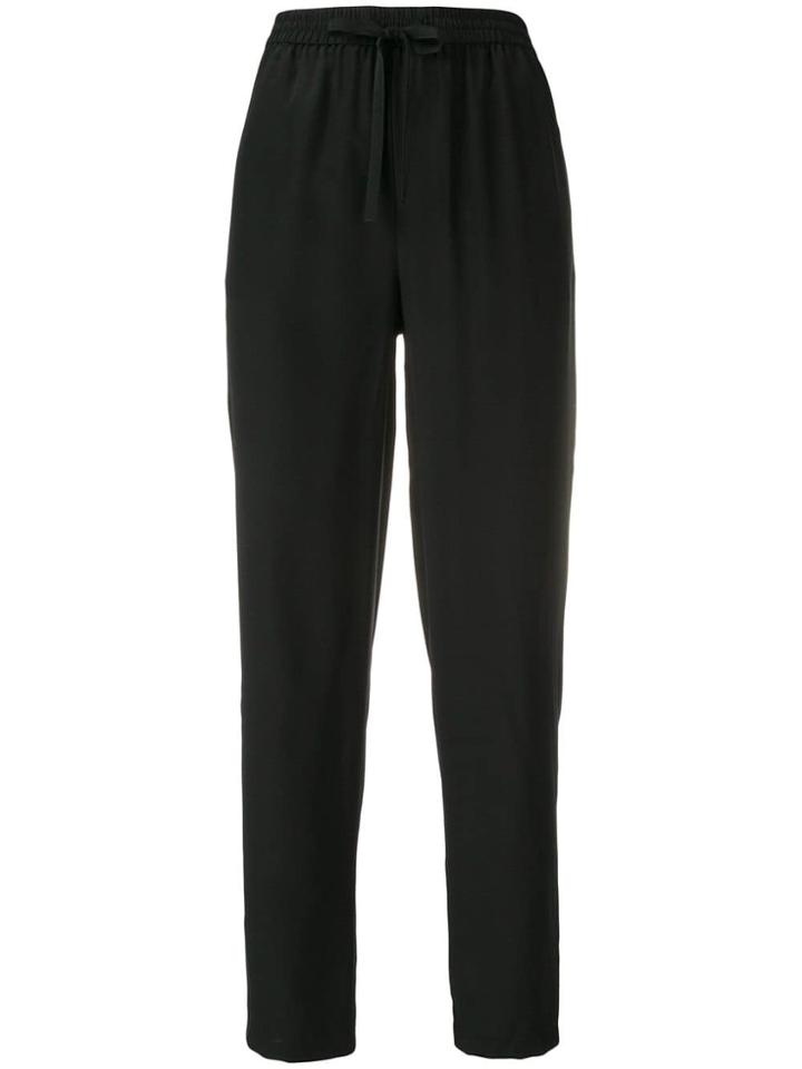 Red Valentino Straight-leg Trousers - 0no Nero