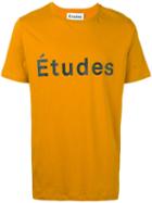 Études 'page Etudes' T-shirt, Men's, Size: Large, Yellow/orange, Cotton