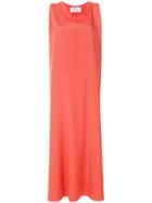 Valentino Boxy Fit Sleeveless Evening Dress - Yellow & Orange