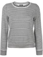 A.p.c. Striped Jumper, Women's, Size: Medium, Nude/neutrals, Cotton/cashmere