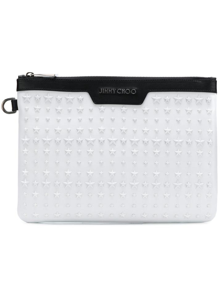 Jimmy Choo Derek Studded Pouch - Black