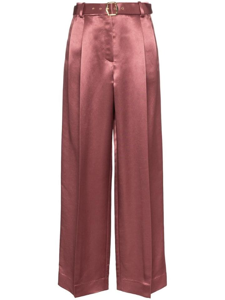 Sies Marjan Blanche Satin Trousers - Pink