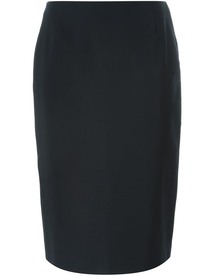Prada Vintage Classic Pencil Skirt - Blue
