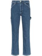 3x1 Straight Leg Rose Carpenter Jeans - Blue