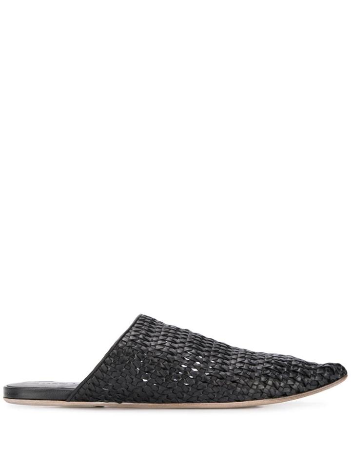 Marsèll Woven Slippers - Black
