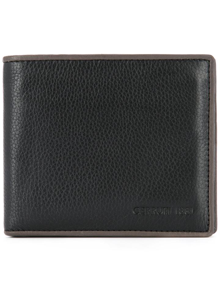 Cerruti 1881 Logo Stamp Bi-fold Wallet - Black
