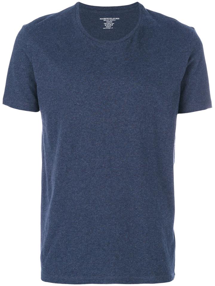 Majestic Filatures Round Neck T-shirt - Blue
