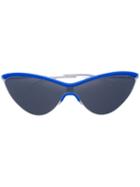 Mykita X Maison Margiela Cat-eye Sunglasses - Blue