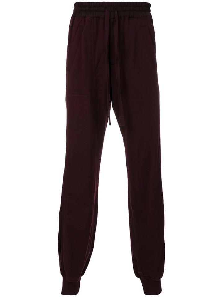Haider Ackermann Jogging Pants - Pink & Purple