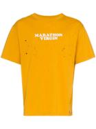 Satisfy Marathon Virgin Cotton T-shirt - Yellow & Orange