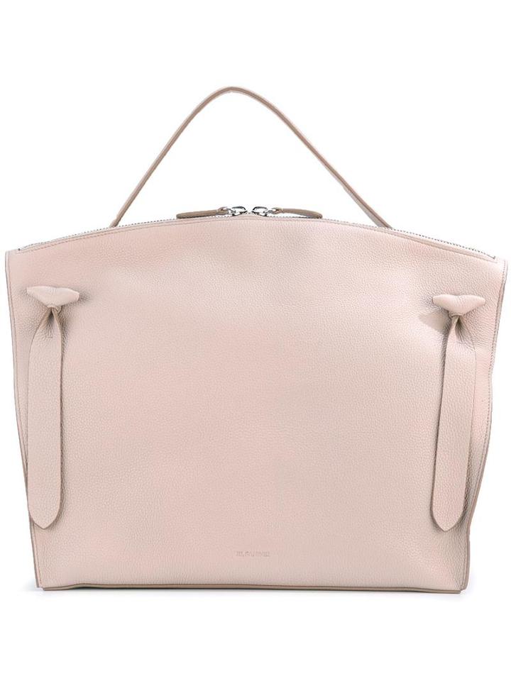 Jil Sander Medium Hill Bag, Pink/purple, Calf Leather