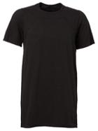 Rick Owens Drkshdw Round Neck T-shirt, Men's, Size: S, Black, Cotton