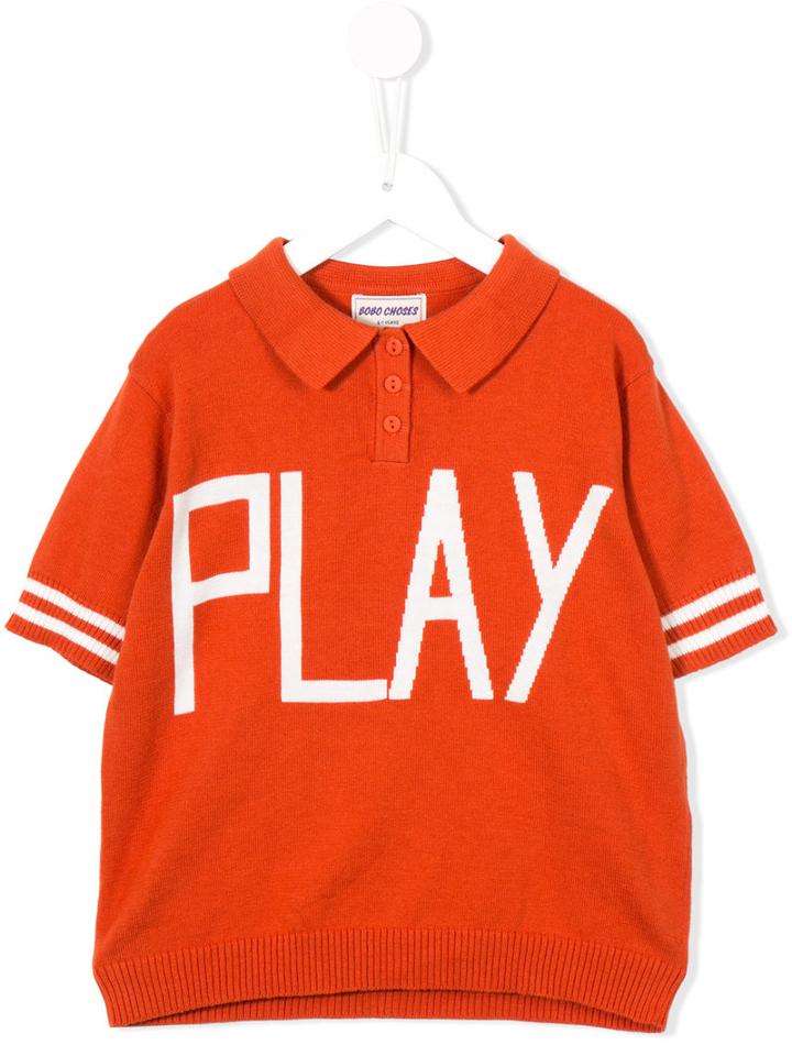 Bobo Choses Play Polo Shirt, Girl's, Size: 8 Yrs, Yellow/orange