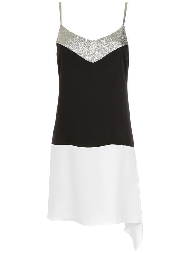 Gloria Coelho Panels Short Dress - Black