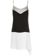 Gloria Coelho Panels Short Dress - Black