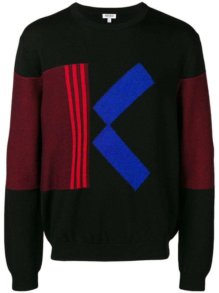 Kenzo Logo Jumper - Black