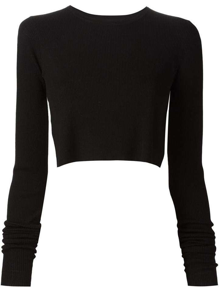 Tibi 'bolero' Jumper, Women's, Size: Small, Black, Merino