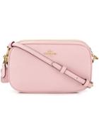 Coach Pebbled Leather Crossbody Bag - Pink
