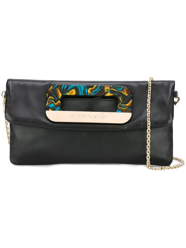 Borbonese Envelope Clutch, Women's, Black