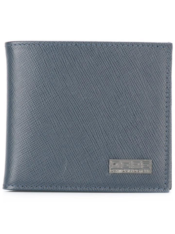 Fefè Dots Print Wallet - Blue
