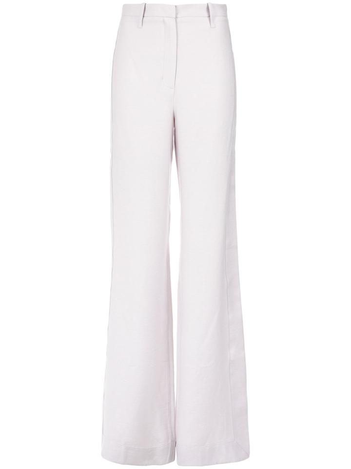 Giuliana Romanno Wide Leg Trousers - Nude & Neutrals