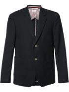 Thom Browne Button Blazer, Men's, Size: 4, Blue, Wool