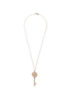 Tiffany & Co 18kt Rose Gold Tiffany Keys Diamond Petals Key Pendant -